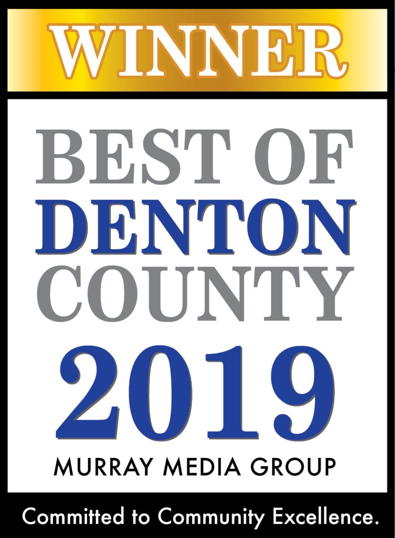 Winner Best of Denton County 2019