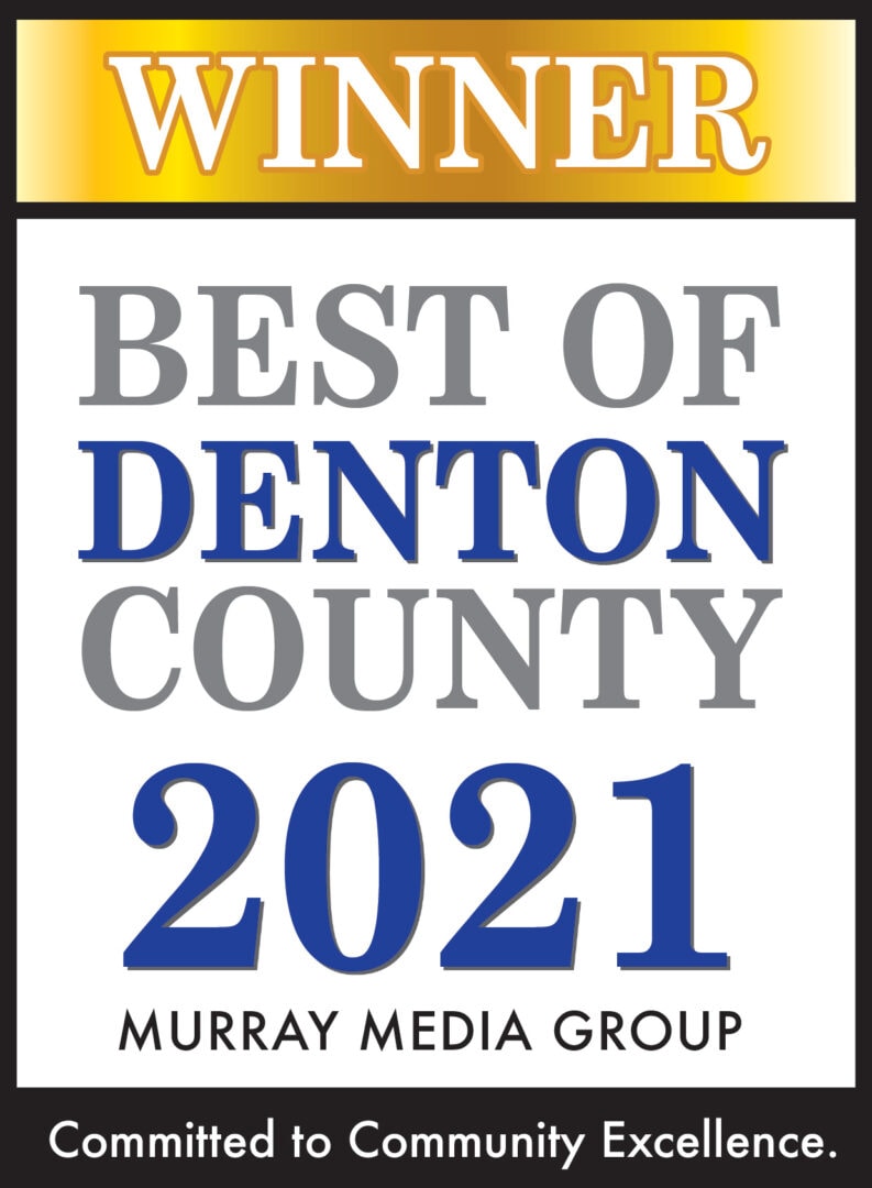 Winner Best of Denton County 2021